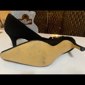 Leather high heels/ tacones de cuero